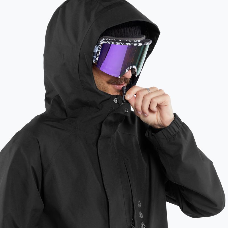 Férfi Volcom Dua Ins Gore-Tex snowboard kabát fekete 4