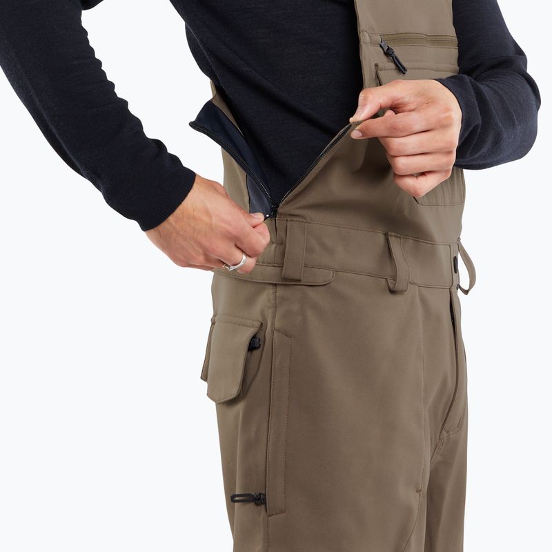 Férfi Volcom Roan Bib Overall teak színű snowboard nadrág 5