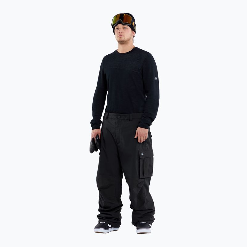 Férfi snowboard nadrág Volcom Nwrk Baggy fekete