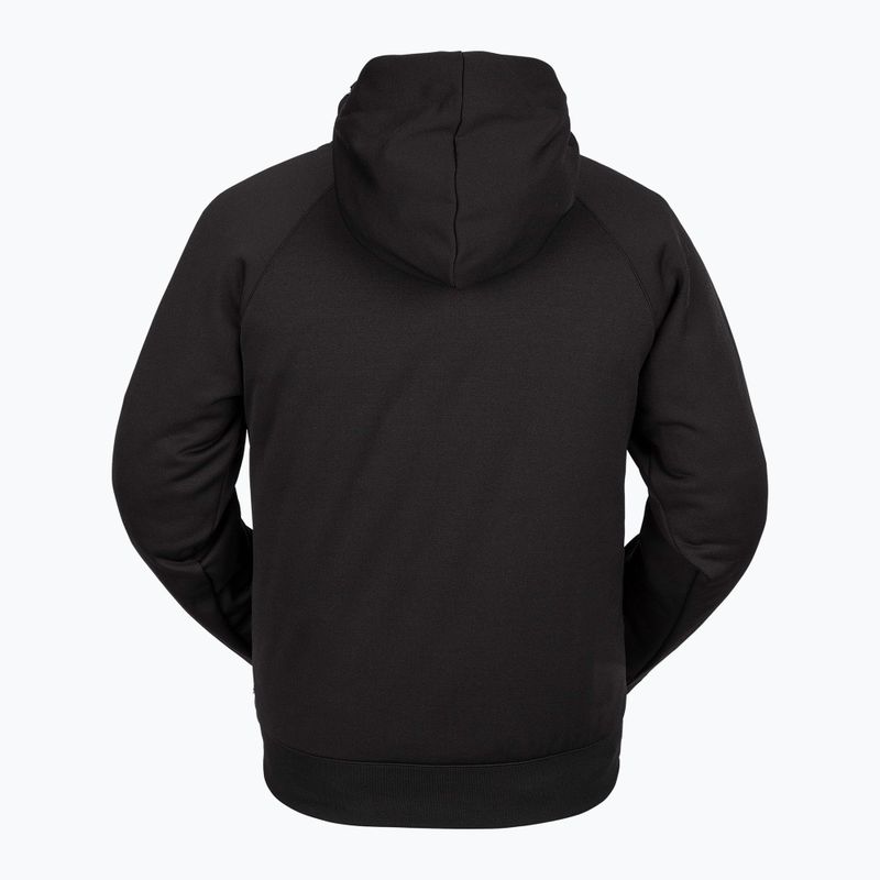Férfi Volcom Hydro Riding kapucnis pulóver fekete 7