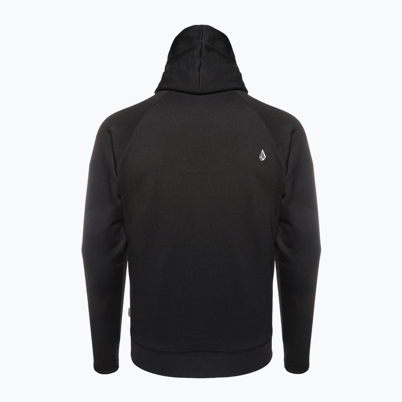Férfi Volcom Hydro Riding kapucnis pulóver fekete 2
