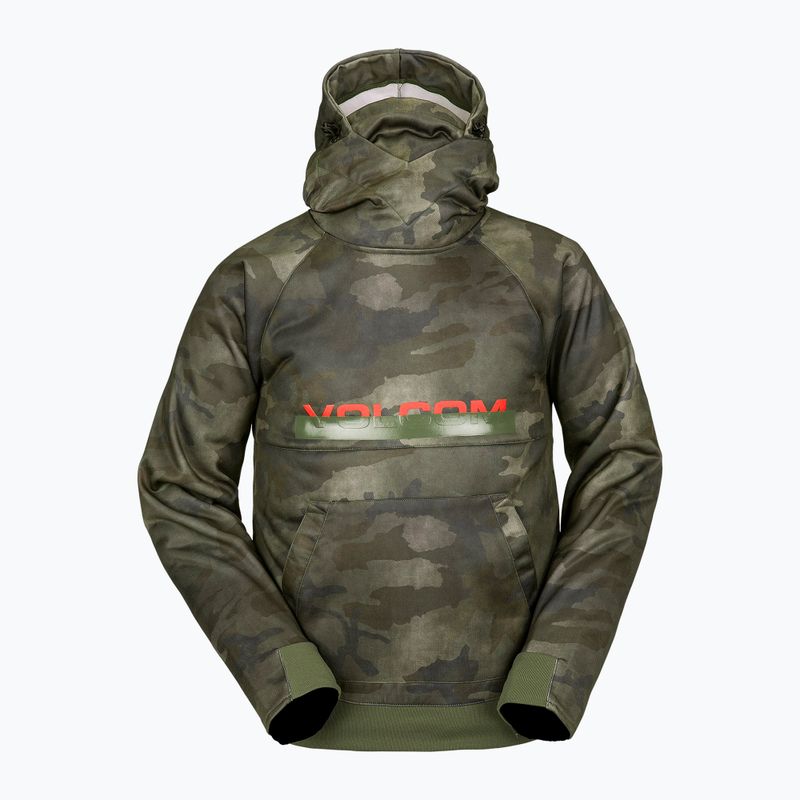 Férfi Volcom Hydro Riding Hoodie cloudwash camo snowboard melegítő pulóver
