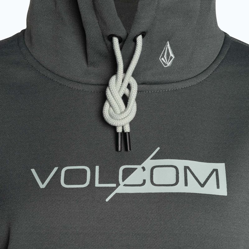 Női Volcom Core Hydro Hoodie eukaliptusz snowboard melegítő pulóver 3