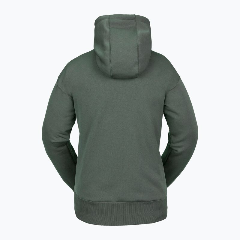 Női Volcom Core Hydro Hoodie eukaliptusz snowboard melegítő pulóver 5