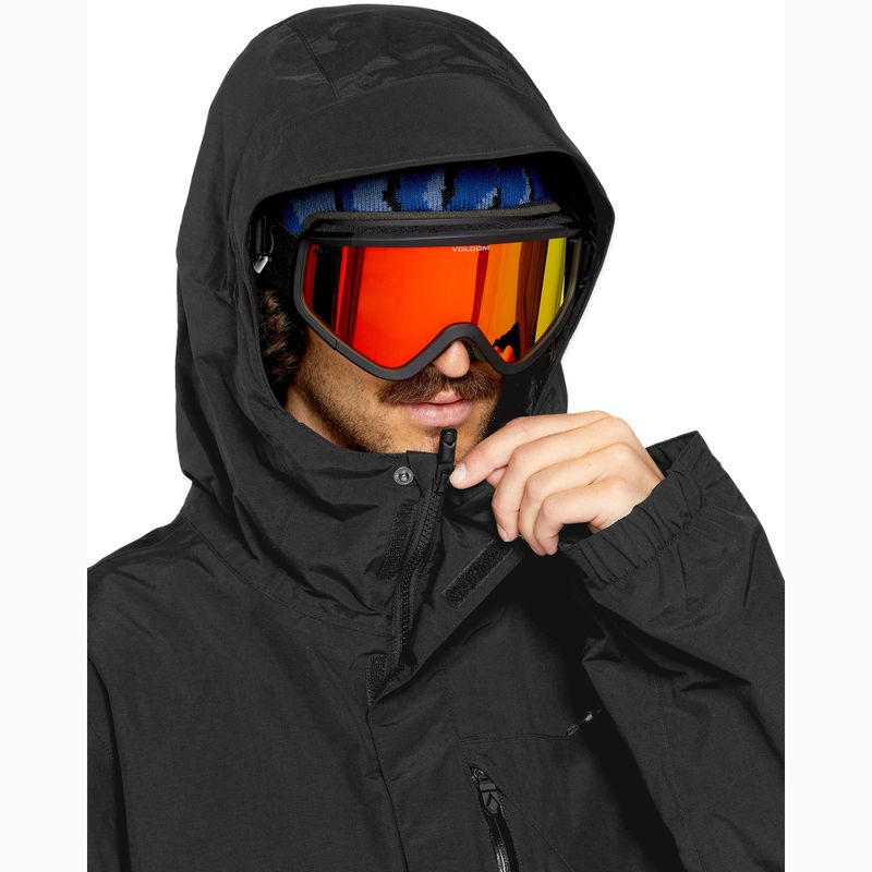 Férfi Volcom L Ins Gore-Tex snowboard dzseki fekete 4