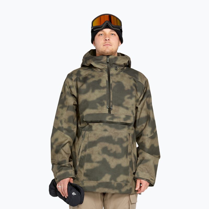 Férfi Volcom Brighton Pullover terepszínű snowboard kabát