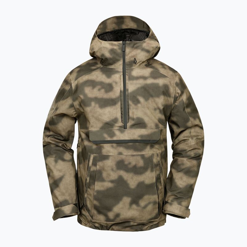 Férfi Volcom Brighton Pullover terepszínű snowboard kabát 8