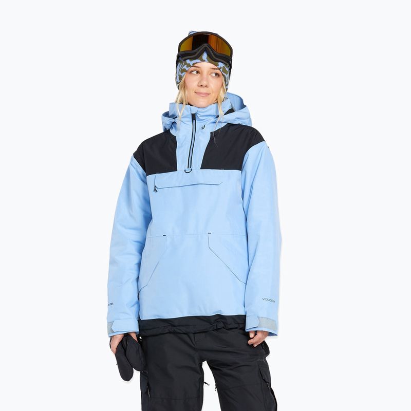 Női snowboard dzseki Volcom Fern Ins Gore Pullover kristálykék