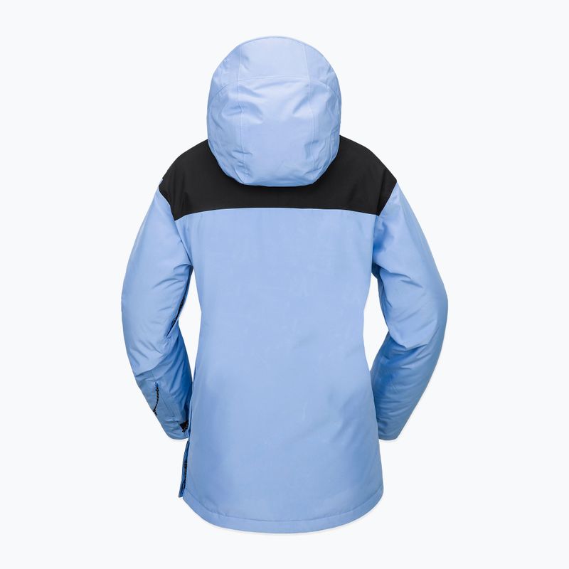 Női snowboard dzseki Volcom Fern Ins Gore Pullover kristálykék 10