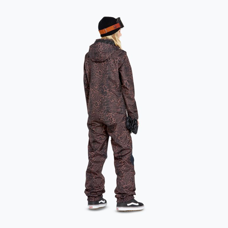 Női snowboard overall Volcom Shiloh Snow leopard 2