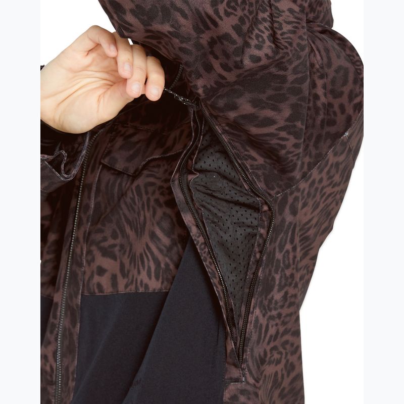 Női snowboard overall Volcom Shiloh Snow leopard 7
