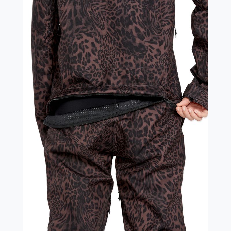Női snowboard overall Volcom Shiloh Snow leopard 9