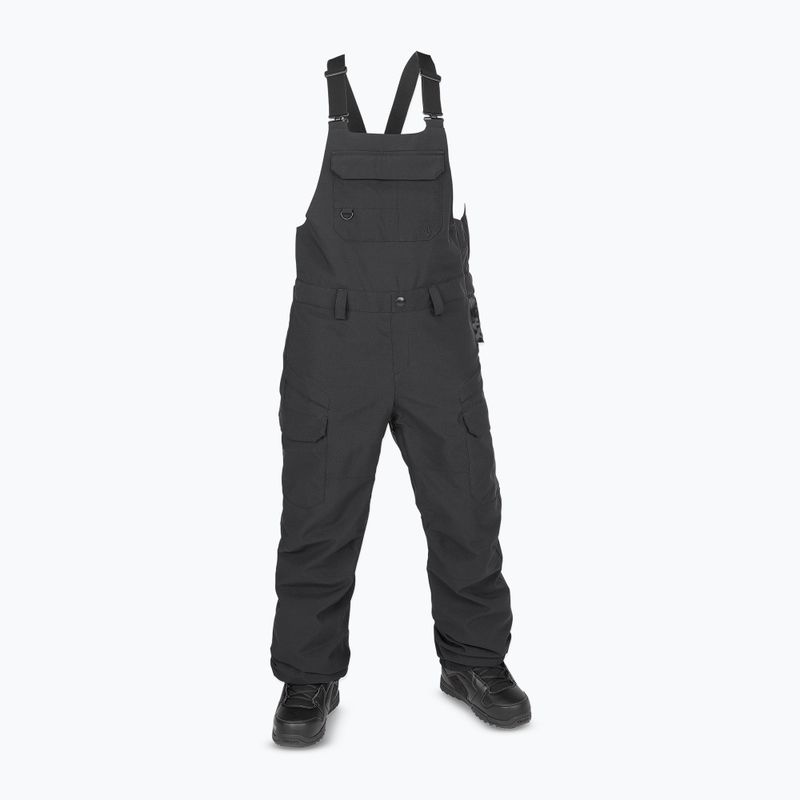 Női snowboard nadrág Volcom Creston Creston 3D Stretch Bib Overall fekete