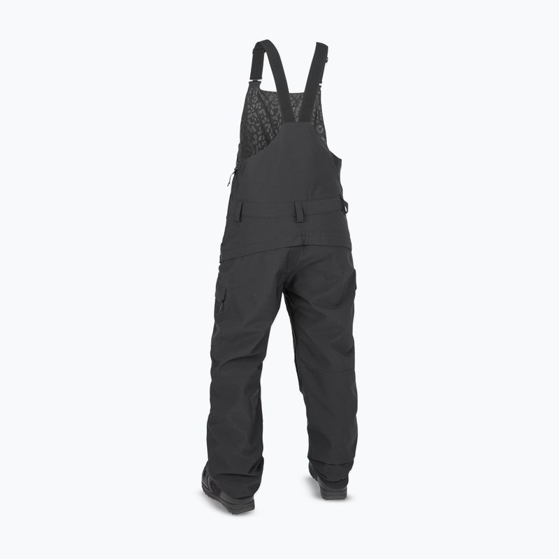 Női snowboard nadrág Volcom Creston Creston 3D Stretch Bib Overall fekete 2