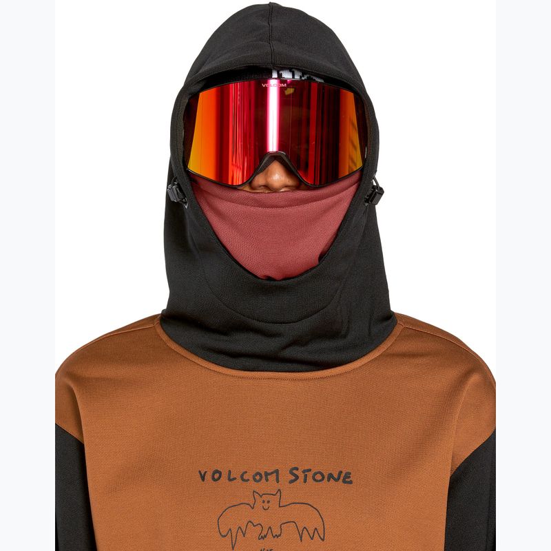 Férfi snowboard pulóver Volcom Hydro Riding Hoodie caramel 4