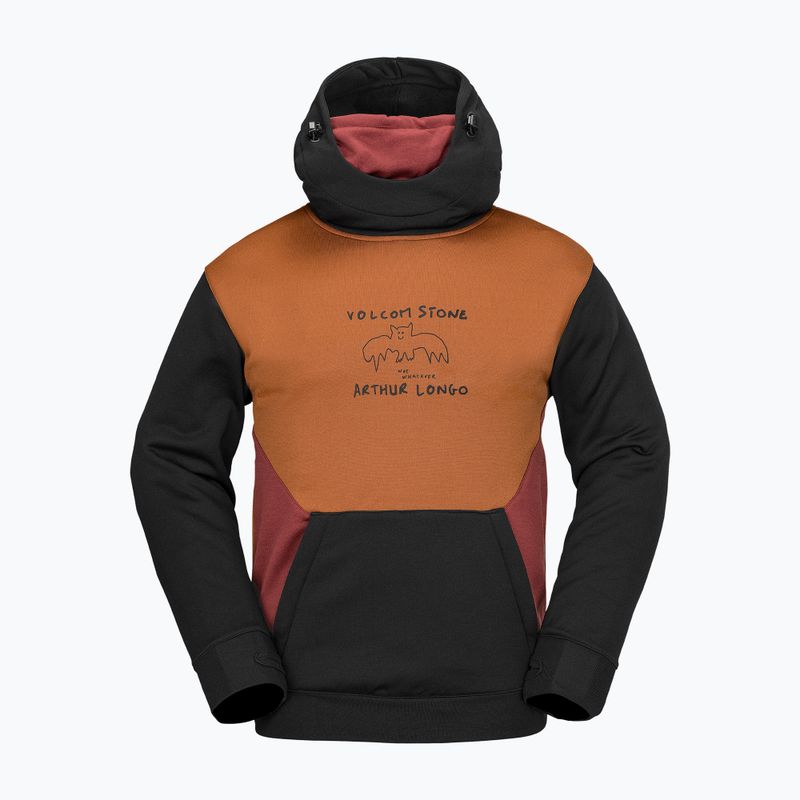 Férfi snowboard pulóver Volcom Hydro Riding Hoodie caramel 5