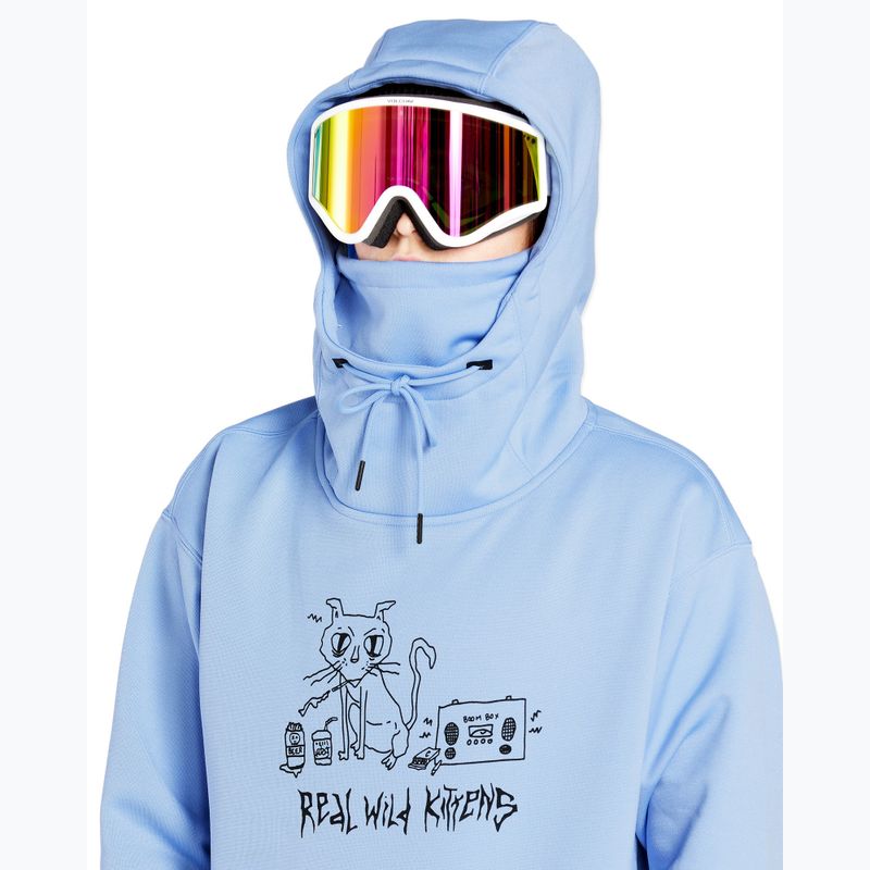 Női snowboard pulóver Volcom Riding Hydro P/O kristály kék 4