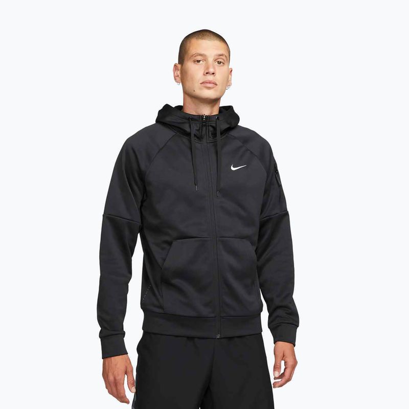 Férfi edzőfelső Nike Therma Fit Full-Zip black/black/white