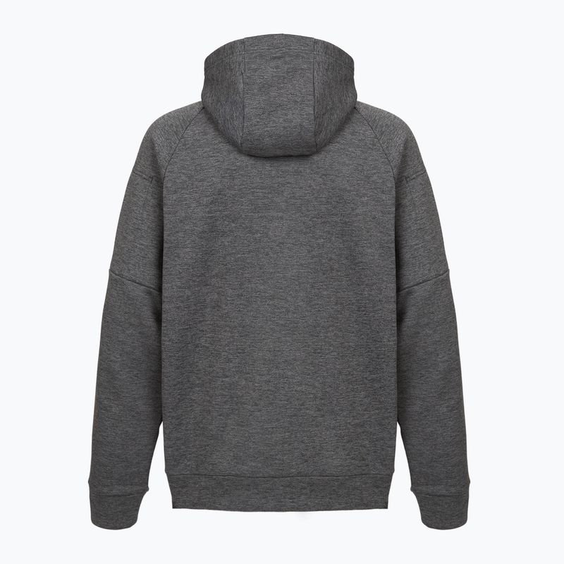 Férfi edzésfelső Nike Therma Fit Full-Zip charcoal heather/dark smoke grey/black 9