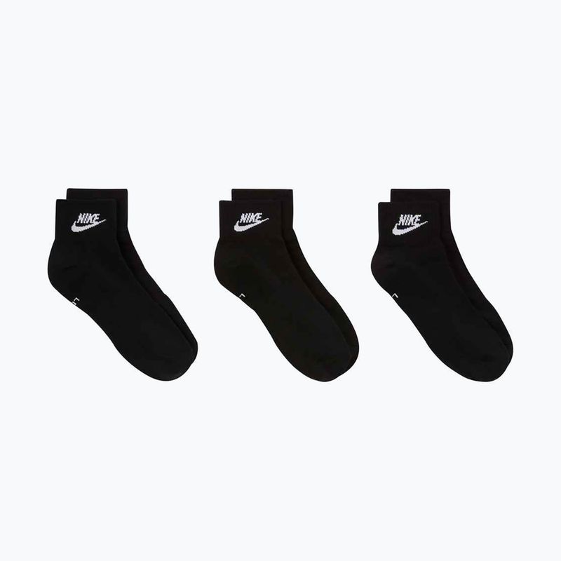Zokni Nike Everyday Essential 3 pár black/white 6