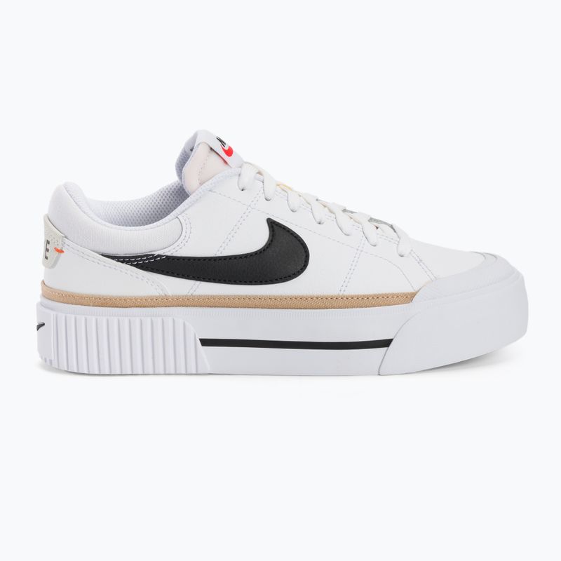 Nike Court Legacy Lift női cipő fehér/kender/csapatnarancs/fekete 8