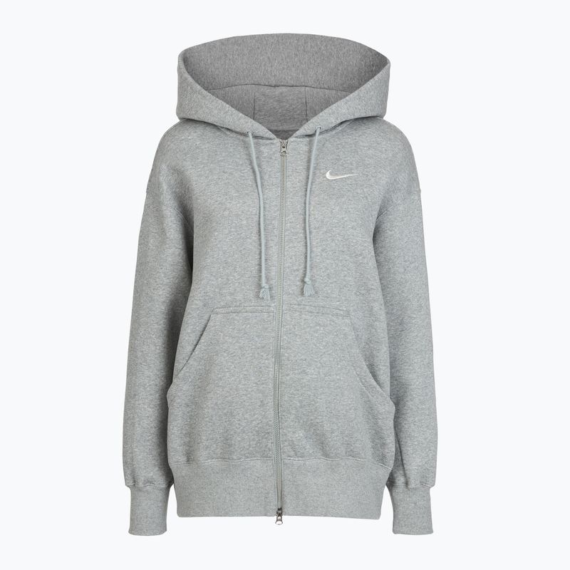Női pulóver Nike Sportswear Phoenix Fleece dark grey heather/sail 10