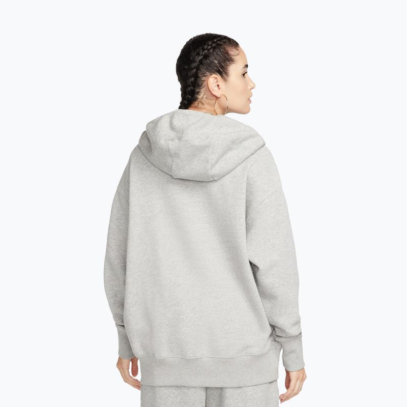 Női pulóver  Nike Sportswear Phoenix Fleece dark grey heather/sail 3