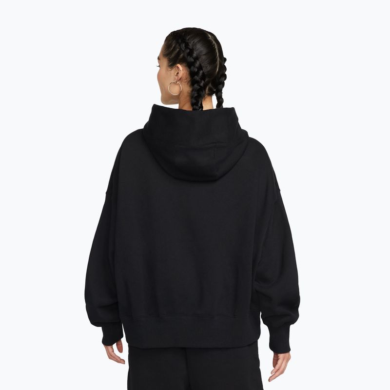 Női pulóver Nike Sportswear Phoenix Fleece Oversized black/sail 3