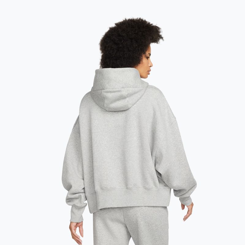 Női pulóver Nike Sportswear Phoenix Fleece Oversized dark grey heather/sail 3