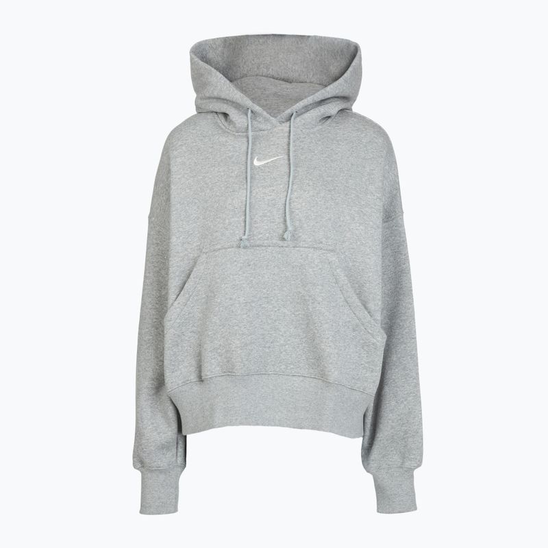 Női pulóver Nike Sportswear Phoenix Fleece Oversized dark grey heather/sail 9