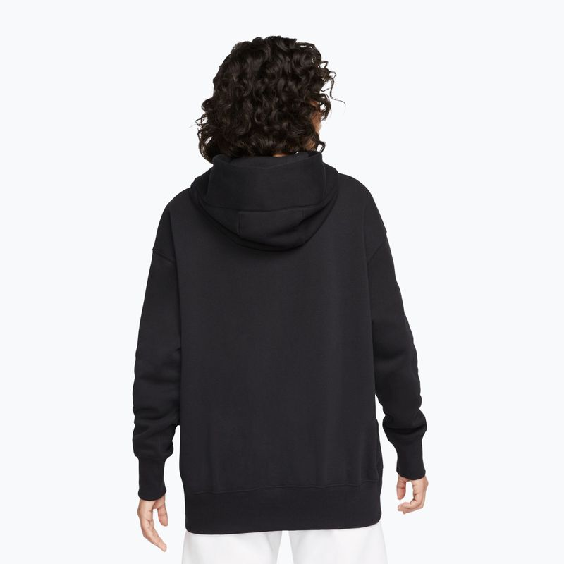 Női pulóver Nike Sportswear Phoenix Fleece Oversized black/sail 3