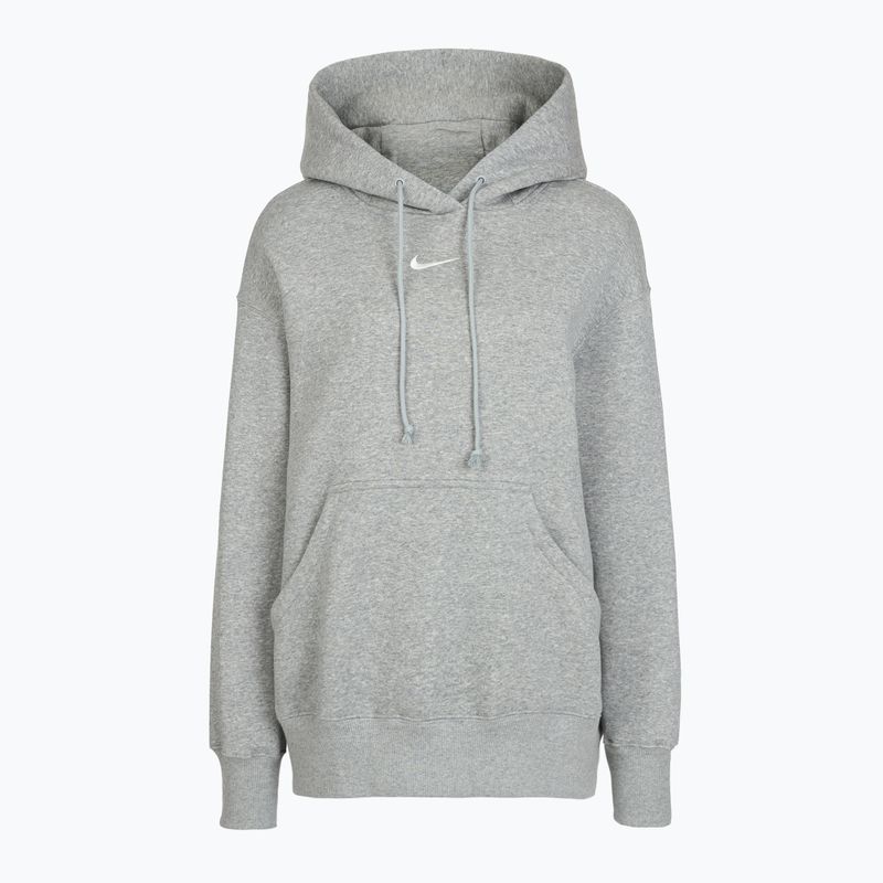 Női pulóver Nike Sportswear Phoenix Fleece Oversized dark grey heather/sail 6