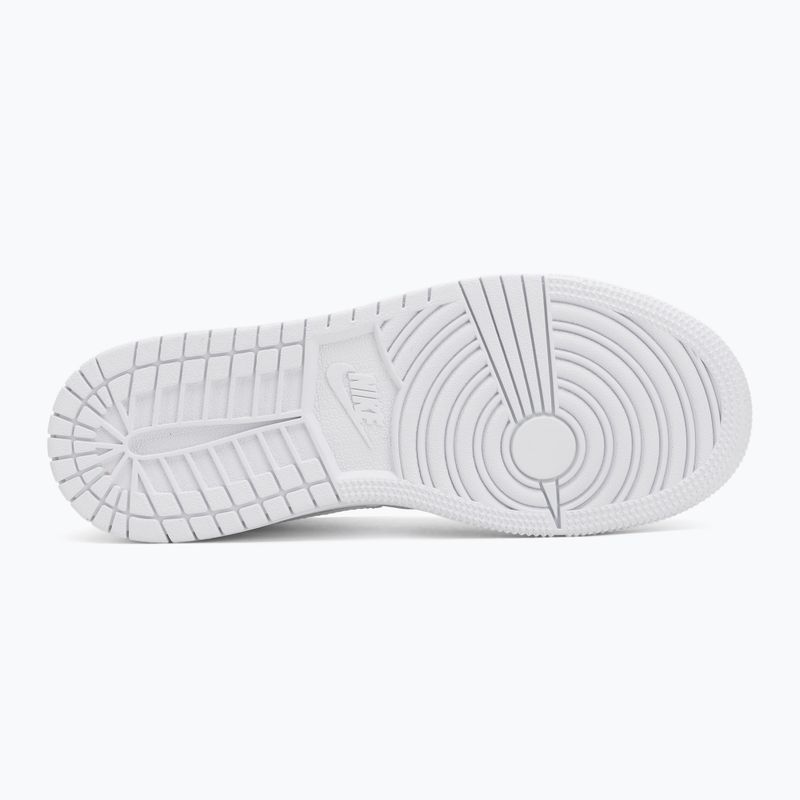 Gyerekcipő Nike Jordan 1 Mid white/white/white 4