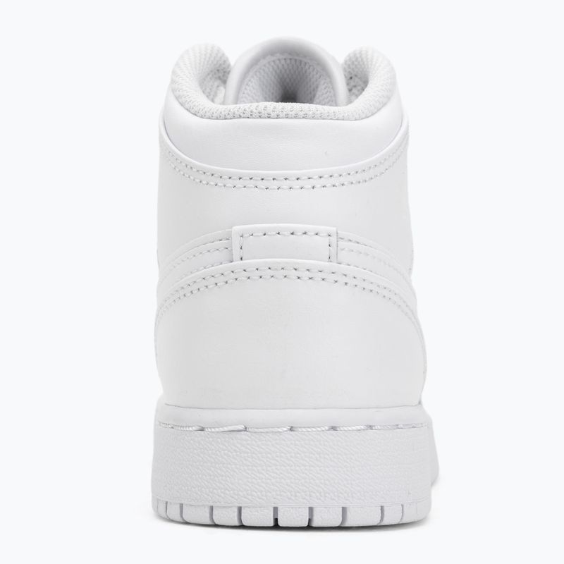 Gyerekcipő Nike Jordan 1 Mid white/white/white 6