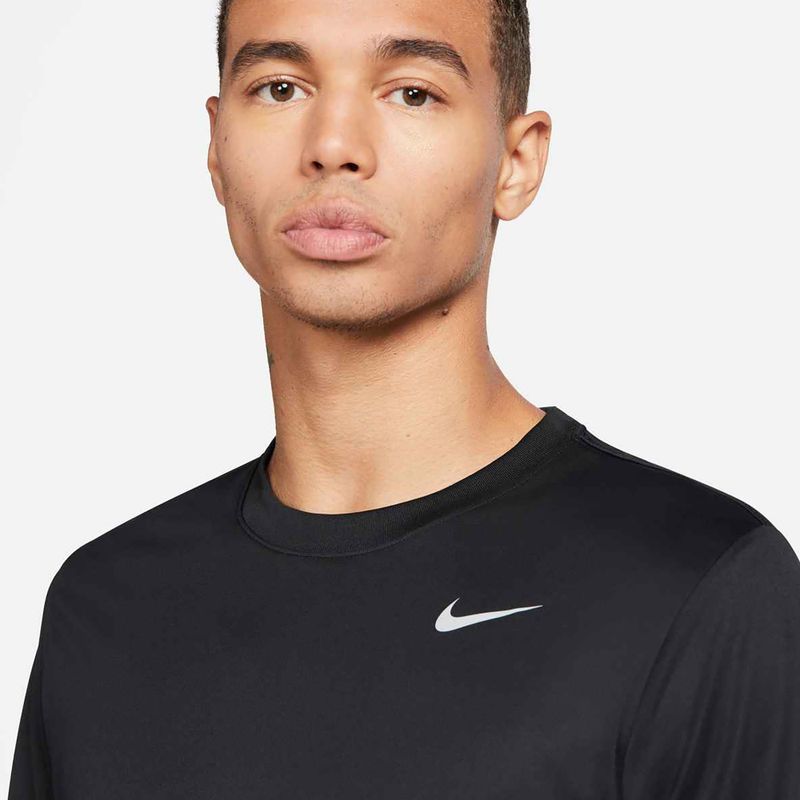 Férfi Nike Dri-FIT Legend hosszú ujjú edzőruha fekete/matte ezüst 4