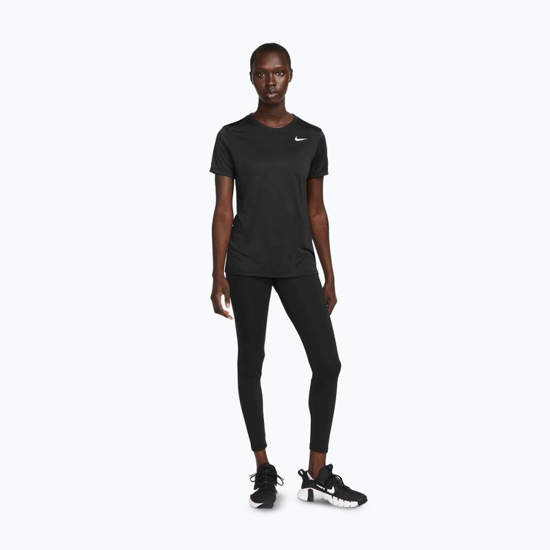 Női edzőpóló Nike Dri-Fit black/white 2