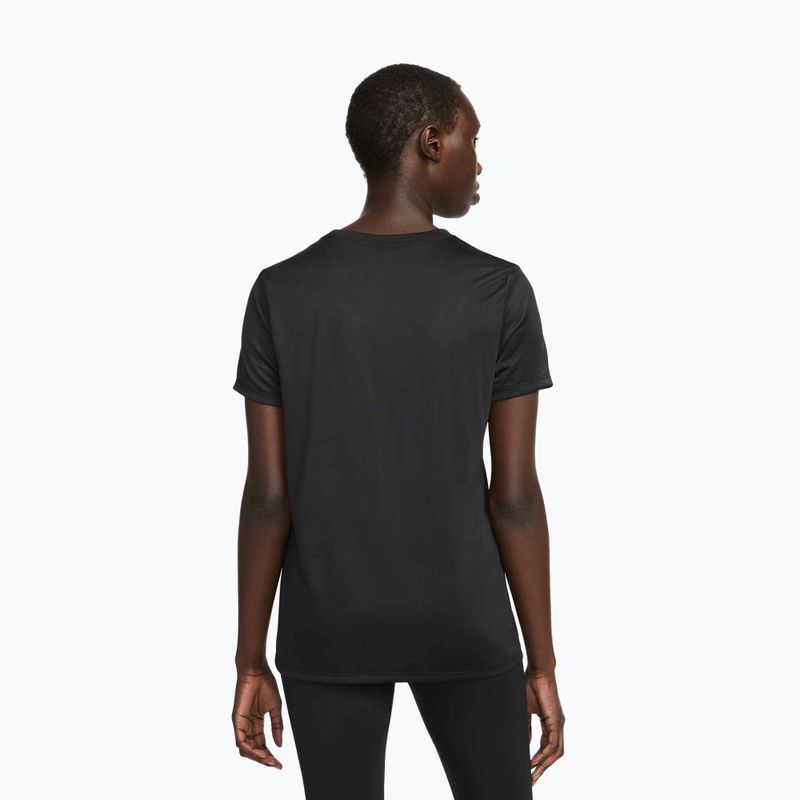 Női edzőpóló Nike Dri-Fit black/white 3