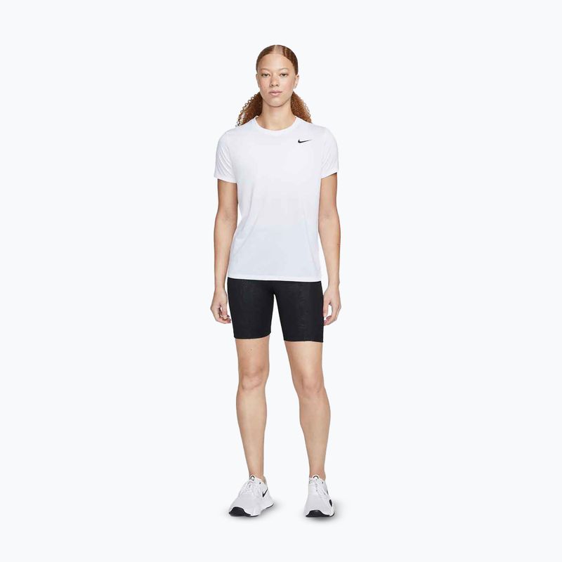 Női edzőpóló Nike Dri-Fit white/black 2