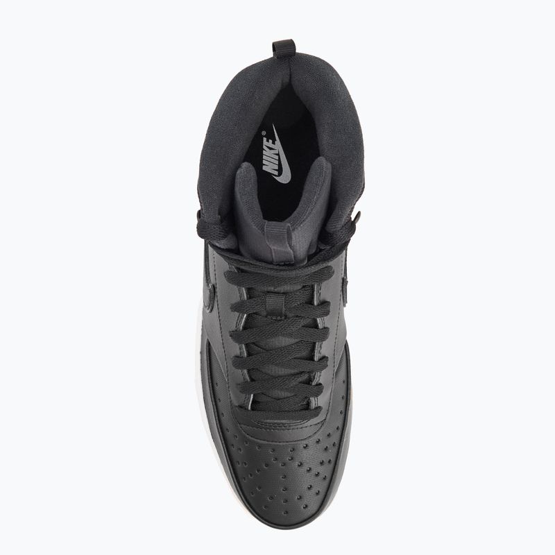 Férfi Nike Court Vision Mid elemi fekete/fantom/fekete cipő 5