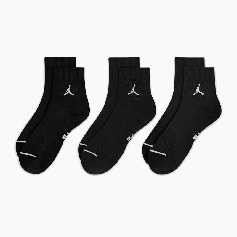 Zokni Nike Jordan Everyday Ankle 3 pár black/white 2