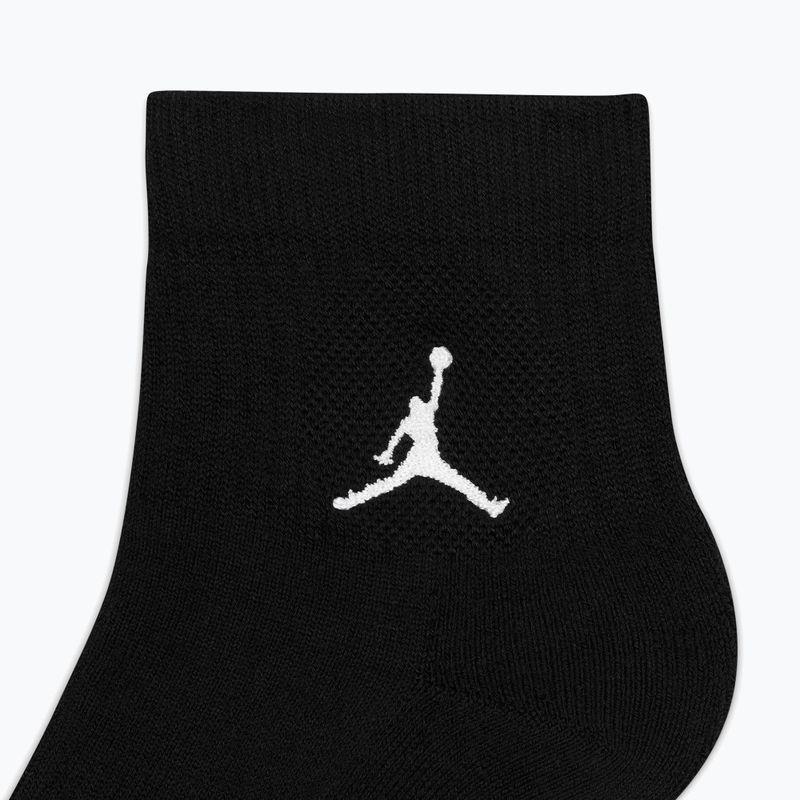 Zokni  Jordan Everyday Ankle 3 pairs black/white 9