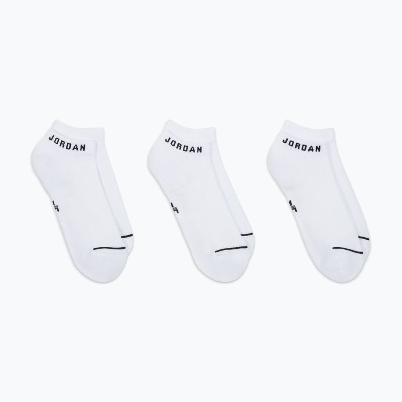 Zoknik Nike Jordan Everyday No-Show 3 pár white/black 6