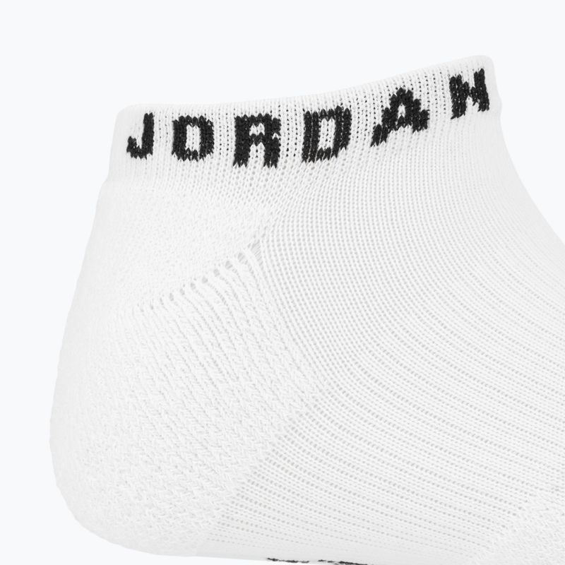 Zokni  Jordan Everyday No-Show 3 pairs white/black 3