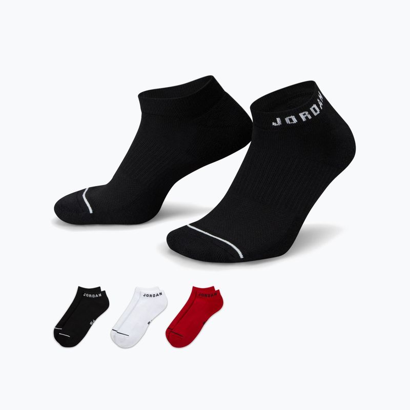 Zokni Nike Jordan Everyday No-Show 3 pár multi-color 10
