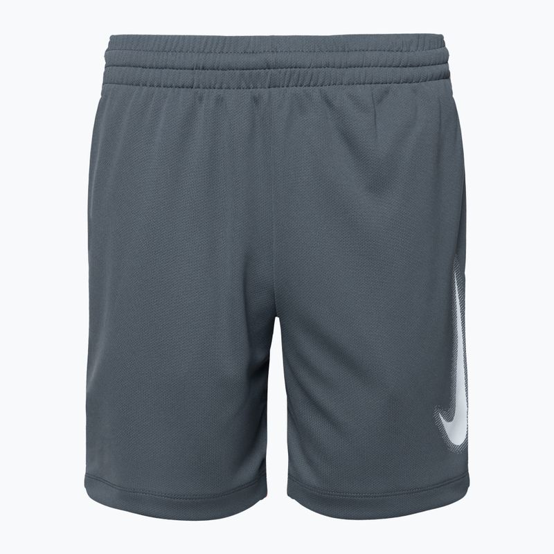 Gyerek rövidnadrág Nike Dri-Fit Multi smoke grey/white/white