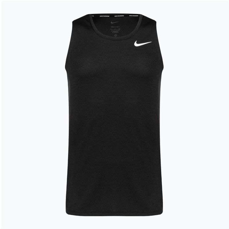 Férfi Nike Dri-Fit Miler futótartály felső fekete