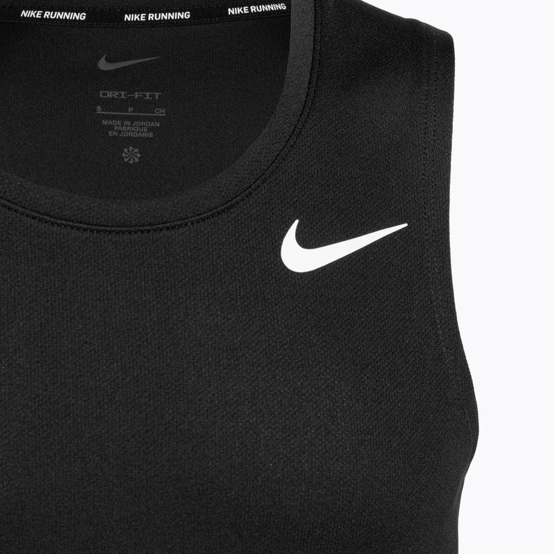 Férfi Nike Dri-Fit Miler futótartály felső fekete 3