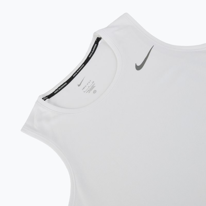 Férfi Nike Dri-Fit Miler fehér futópóló 9