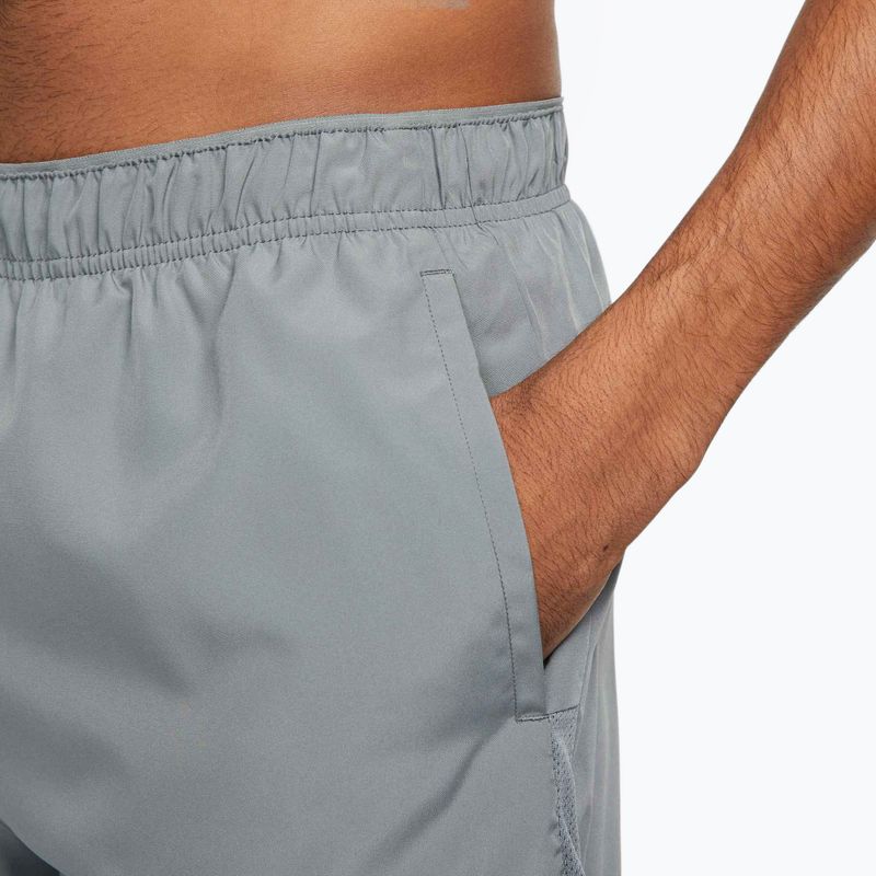 Férfi rövidnadrág Nike Dri-Fit Challenger 7" Brief-Lined smoke grey/smoke grey/black 5