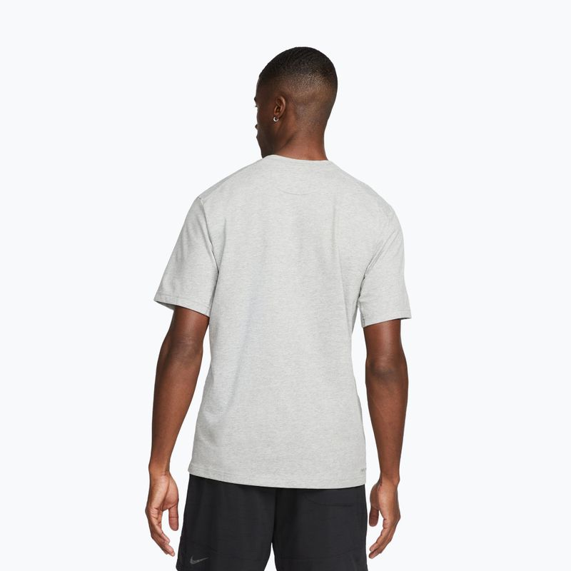 Férfi edző póló Nike Dri-Fit Primary SS dark grey heather/heather/smoke grey 2